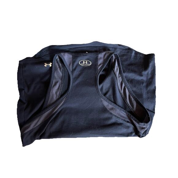 Auburn Under Armour Navy Heatgear Athletic Racer Back Dress Women's Size Medium - Picture 6 of 7